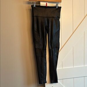 Black Faux Leather Leggings